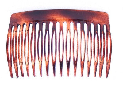 Classic French Tortoise Shell Side Hair Combs - Cream Caravan Card