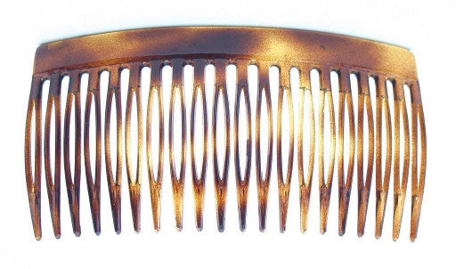 French Tortoise Shell Side Hair Combs - No Gold Caravan Card