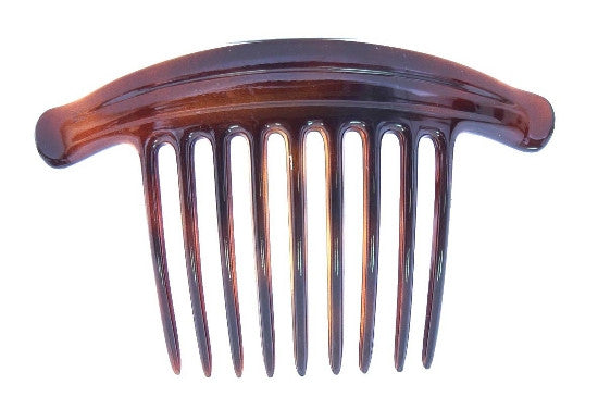 Interlocking  Tortoise Shell Back Comb - No Black Blank Card