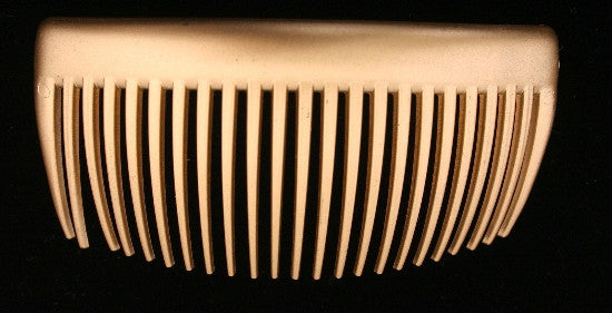 Large Back Comb - Gold No Cream Caravan Card