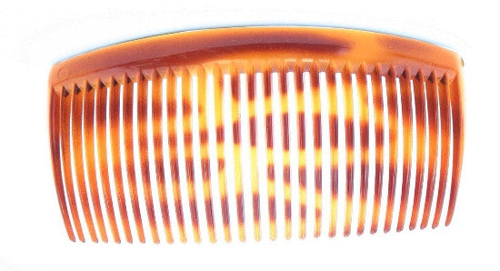 Large Back Comb in Tortoise Shell - Gift Wrap White Caravan Card