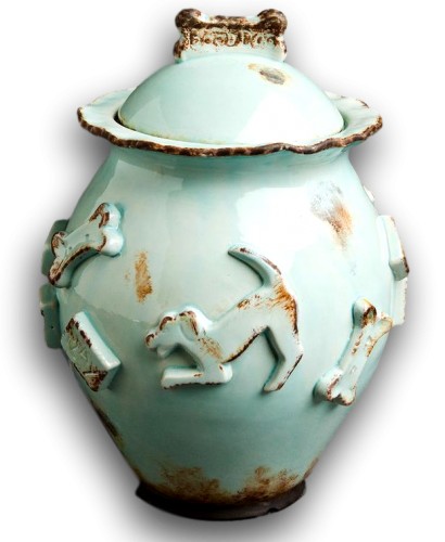 Dog Treat Jar - Jar Baby Blue