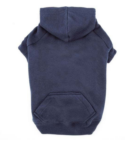 Casual Canine Basic Hoodie - Medium Blue