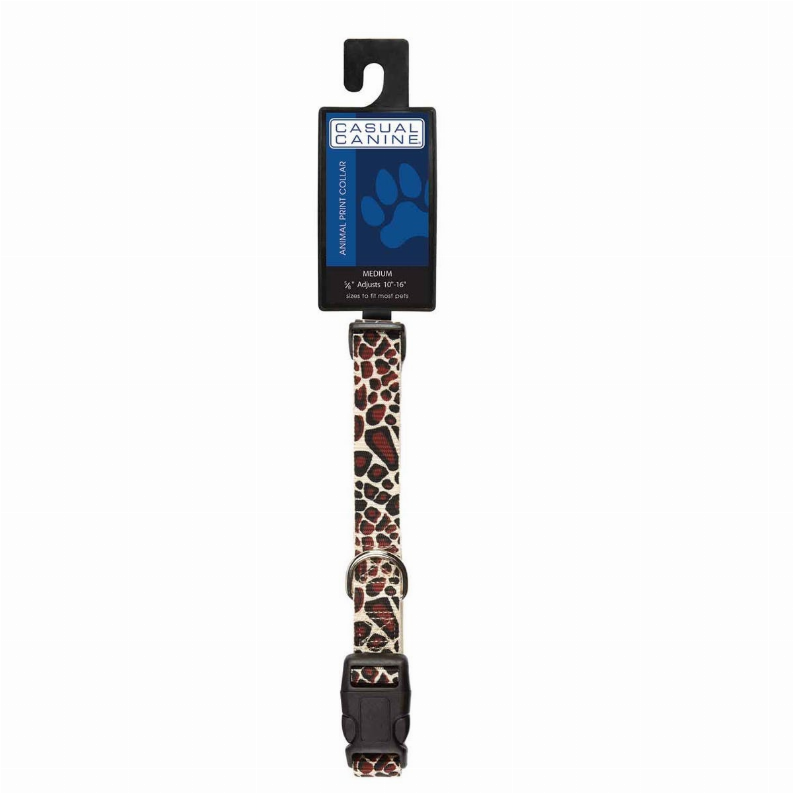 CC Animal Print Collar  6-10in Giraffe