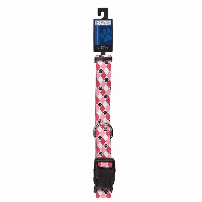 CC Patterns Collar Argyle 10-16in Pink