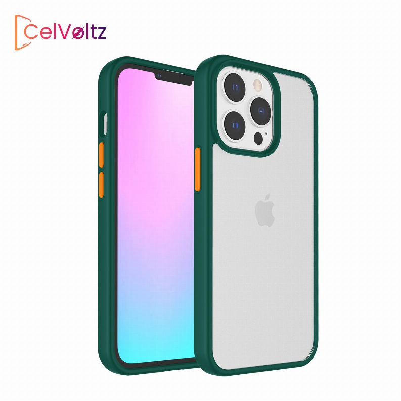 Celvoltz Hard Pc + Soft TPU Frame [Shock-Absorbing] Phone Case - iPhone XR Green