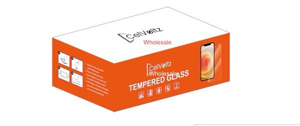 Celvoltz Tempered Glass Compatible For IPhone (100 Pack) Clear - iPhone 7Plus/ 8Plus