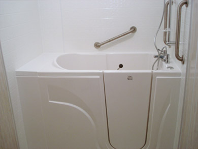 Signature Walk In Tub- 26" W x 53" L x 36" H- Water Jetted-White-Left Hand