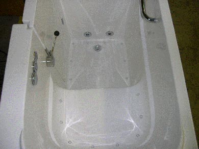 Signature Walk In Tub- 26" W x 53" L x 36" H- Water Jetted-White-Right Hand