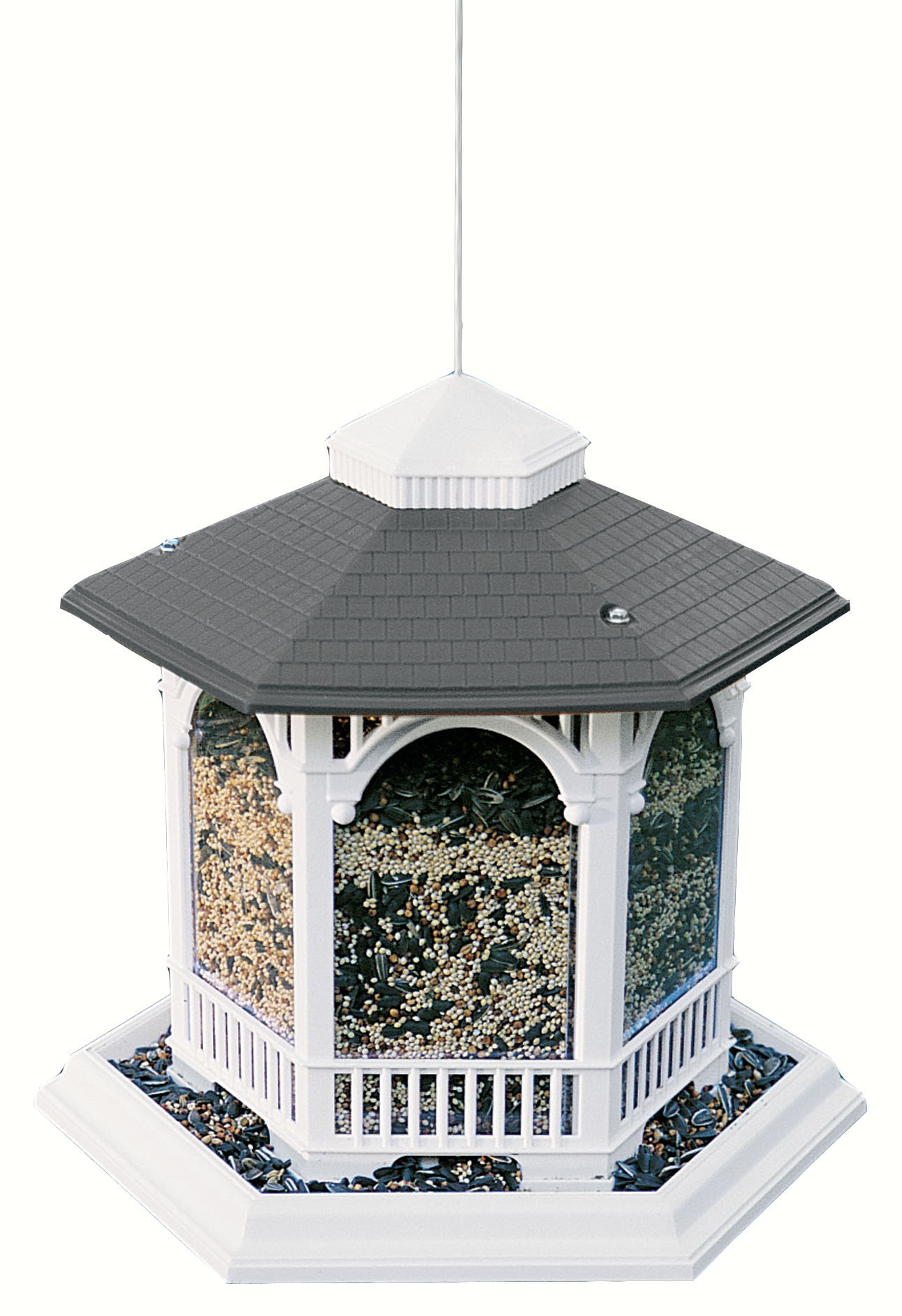 Deluxe Gazebo Feeder - 10 lb Seed Capacity