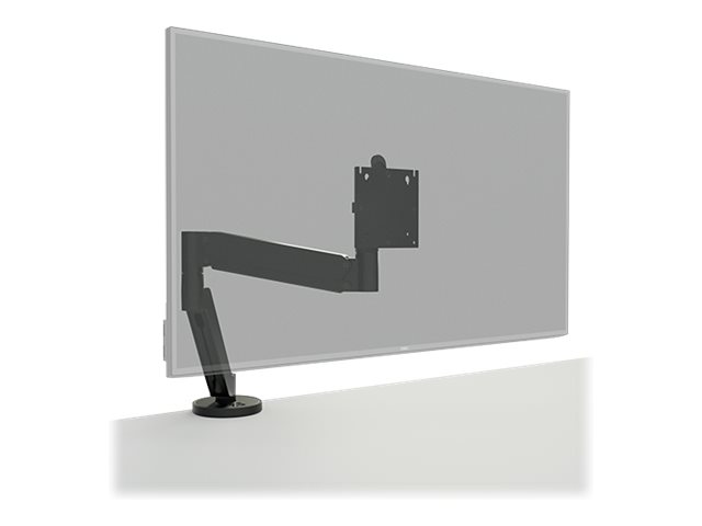 12" Monitor Arm Mount Single Black