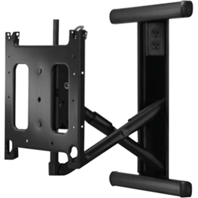 Large flat panel inwall swing