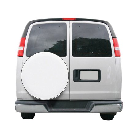 CUSTOM FIT SPARE TIRE COVER SNO WHT-MDL 4 -6-CS
