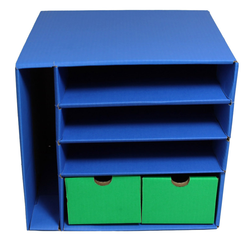 Classroom Keepers Management Center - 4 Compartment(s) - 2 Drawer(s) - Drawer Size 3.50" x 4.88" - 12.4" Height x 13.5" Width x 