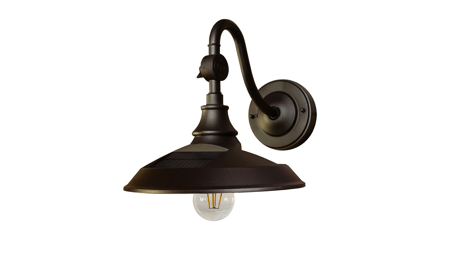 Classy Caps Dark Bronze Solar Barn Light