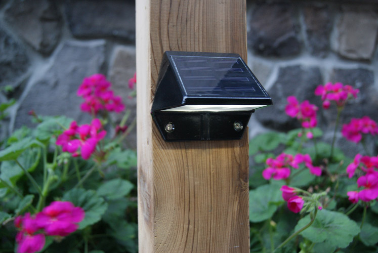 Black Aluminum Deck & Wall Light