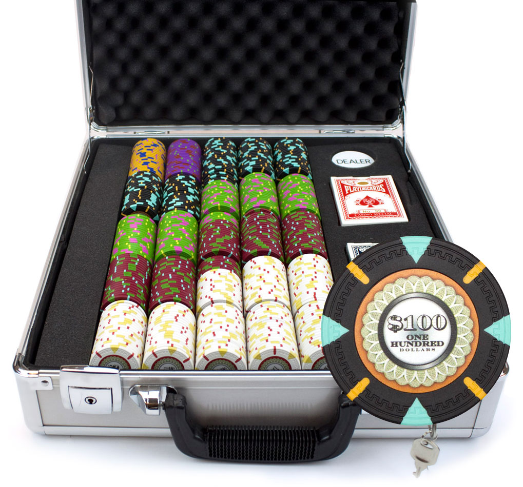 500Ct Claysmith Gaming The Mint Poker Chip Set in Claysmith