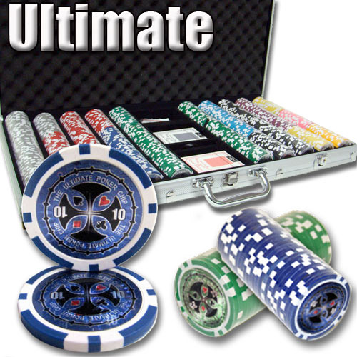 750 Count - Pre-Packaged - Poker Chip Set - Ultimate 14 G - Aluminum