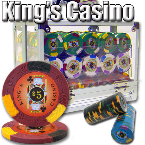 600 Count - Custom Breakout - Poker Chip Set - Kings Casino 14 G - Acrylic