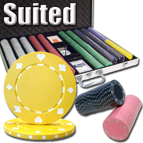 1000 Count - Custom Breakout - Poker Chip Set - Suited 11.5 G - Aluminum Case
