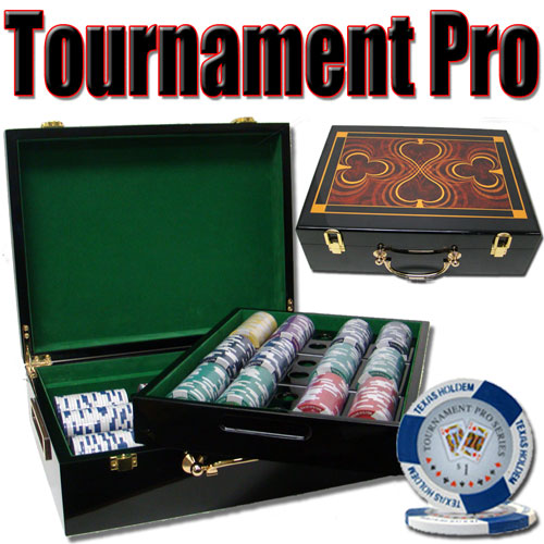 500 Count - Pre-Packaged - Poker Chip Set - Tournament Pro 11.5G - Hi Gloss