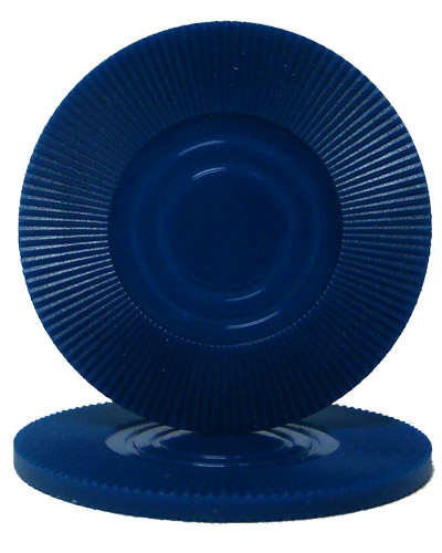 Dark Blue Interlocking Radial Chip