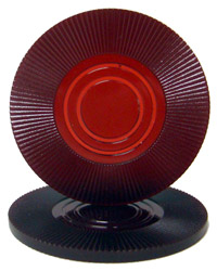 Maroon Interlocking Radial Chip