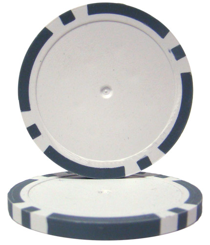Gray Blank Poker Chips - 14 Gram