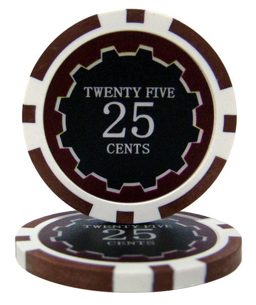 Eclipse 14 Gram Poker Chips - .25¢ (cent)