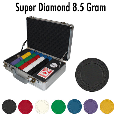 Standard Breakout 300 Ct Super Diamond Poker Chip Set - Claysmith