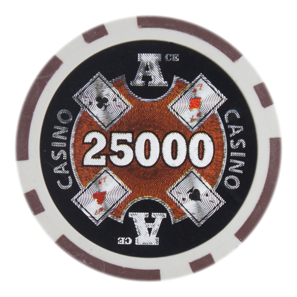 Roll of 25 - Ace Casino 14 gram - $25000