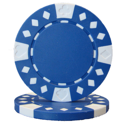 Roll of 25 - Diamond Suited 12.5 gram - Blue