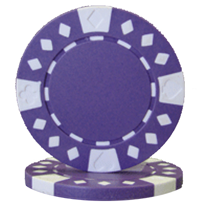 Roll of 25 - Diamond Suited 12.5 gram - Purple