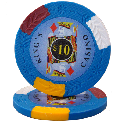 Roll of 25 - Kings Casino 14 gram Pro Clay - $10