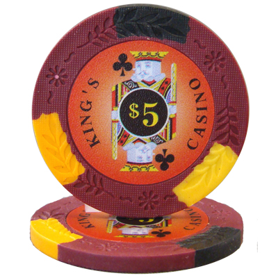 Roll of 25 - Kings Casino 14 gram Pro Clay - $5