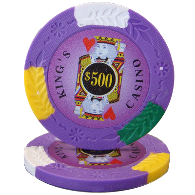 Roll of 25 - Kings Casino 14 gram Pro Clay - $500