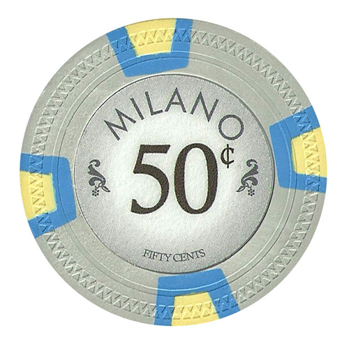 Roll of 25 - Milano 10 Gram Clay - .50¢ (cent)