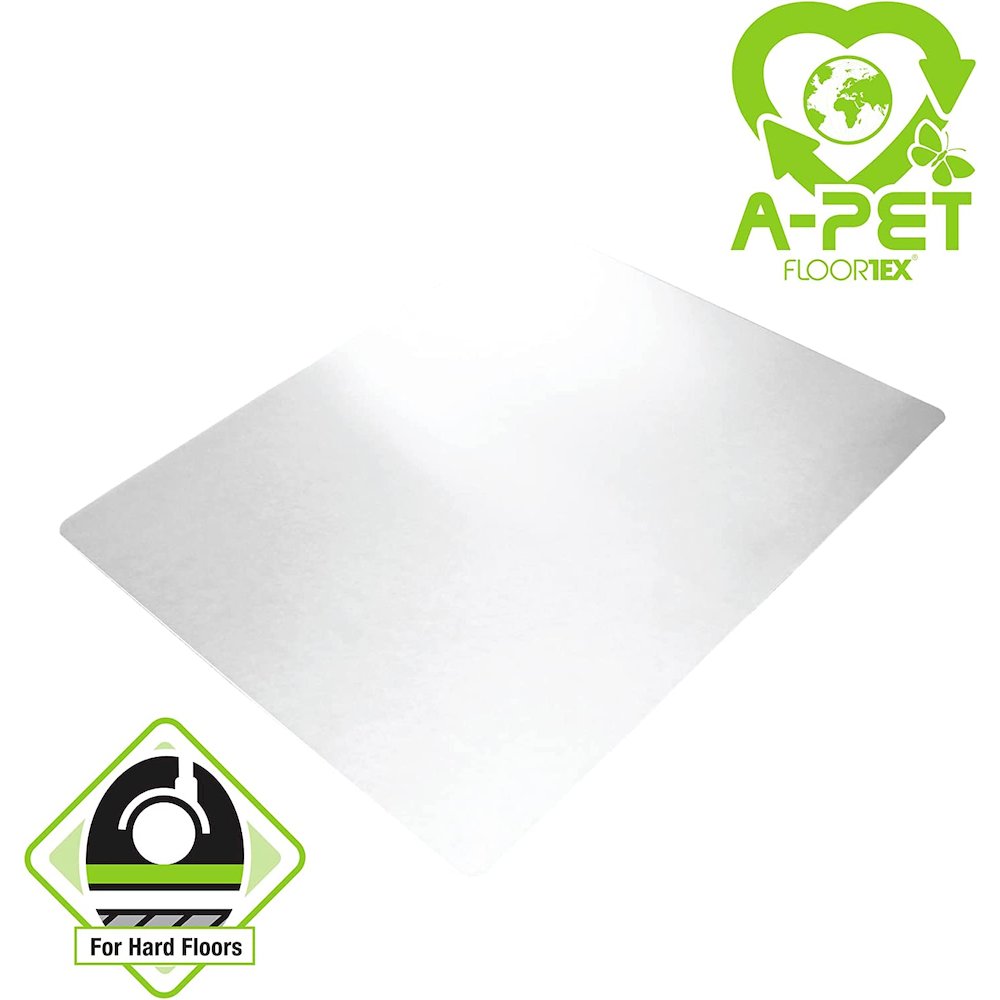 Cleartex AdvantagematPlus APET Chair Mat - Hard Floor Rectangular 29 x 47"