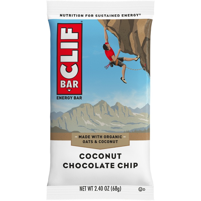 Clif Bar Organic Coconut Chocolate Chip Bar (12x2.4 Oz)