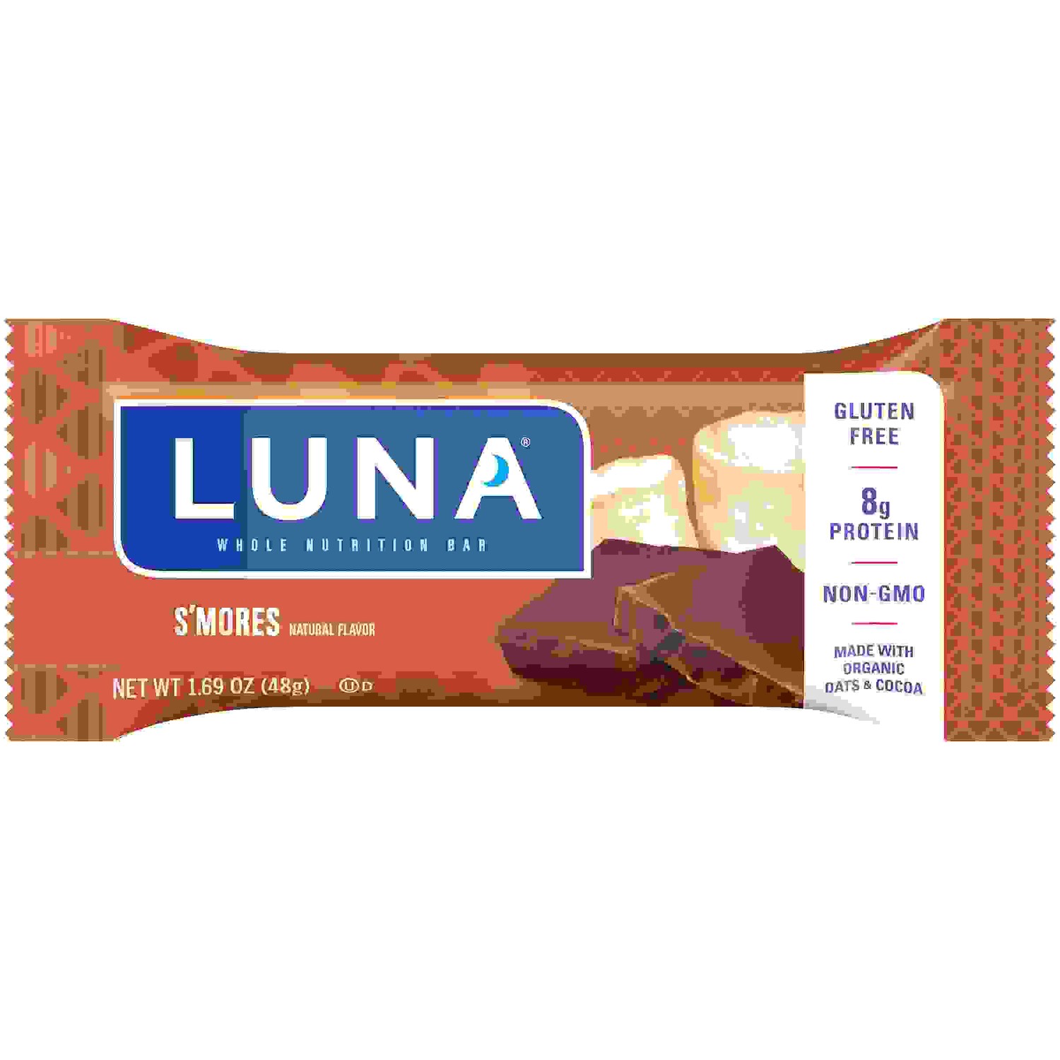 Clif Bar S'mores Luna Bar (15x1.69 Oz)