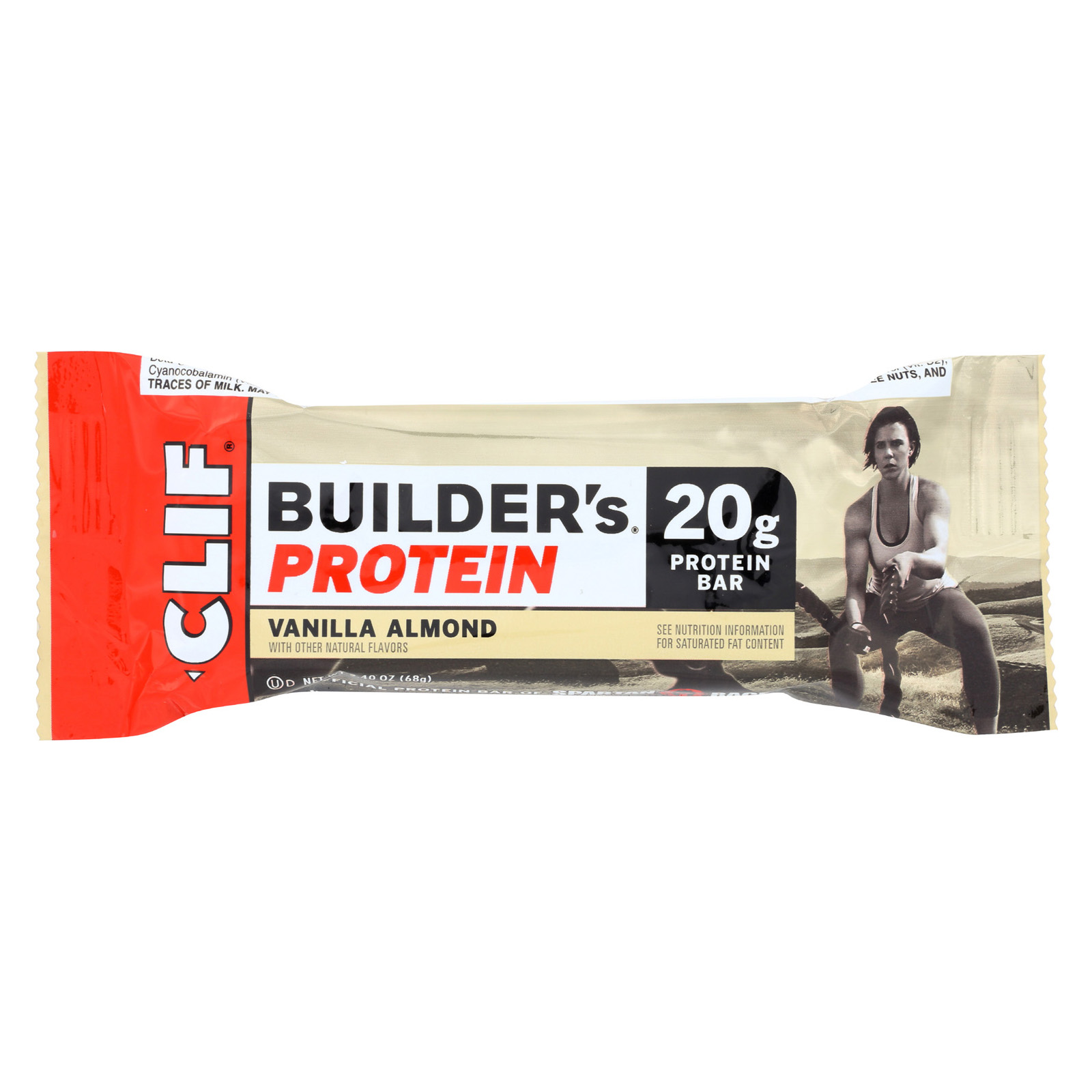 Clif Bar Vanilla Almond Builder Bar (12x2.4 Oz)