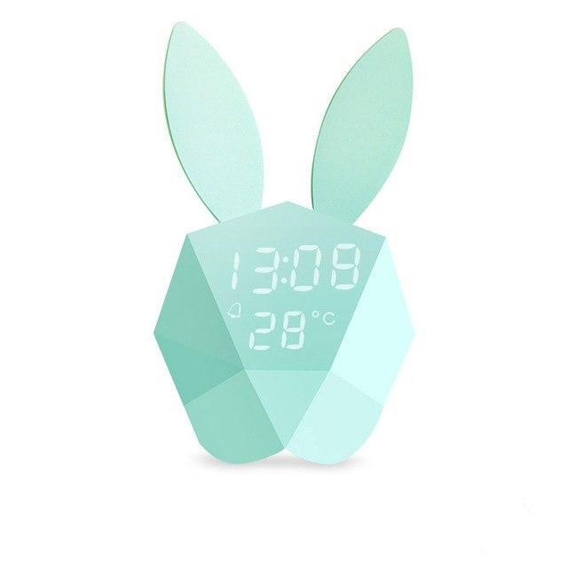 Rabbit Alarm Clock with Temperature Display