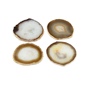 Set of Four Agate Coasters