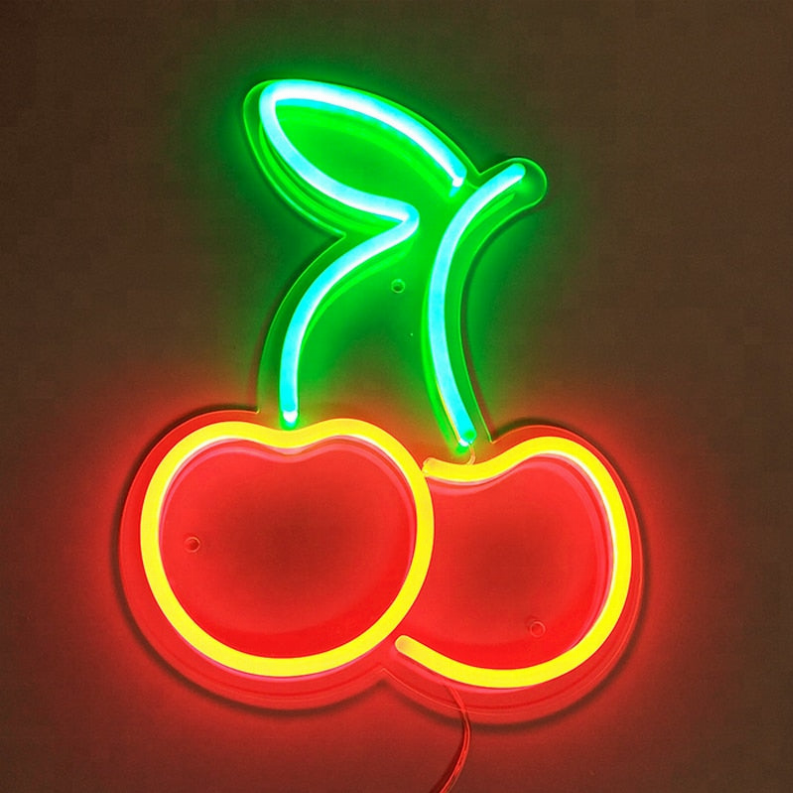 Cherry LED Neon Wall Sign