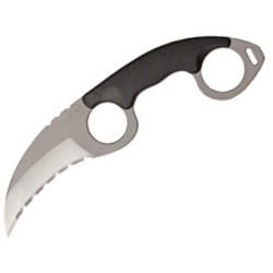 Cold Steel Double Agent I Fixed Blade 3 in Serrated Polymer