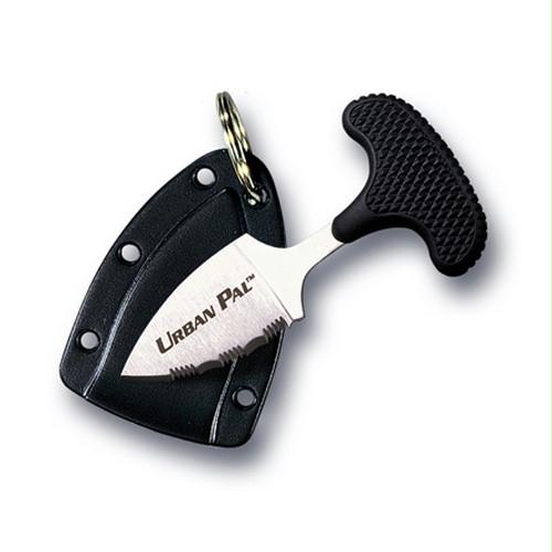 Urban Pal, Black Kraton Handle, Serrated w/Secure-Ex Sheath