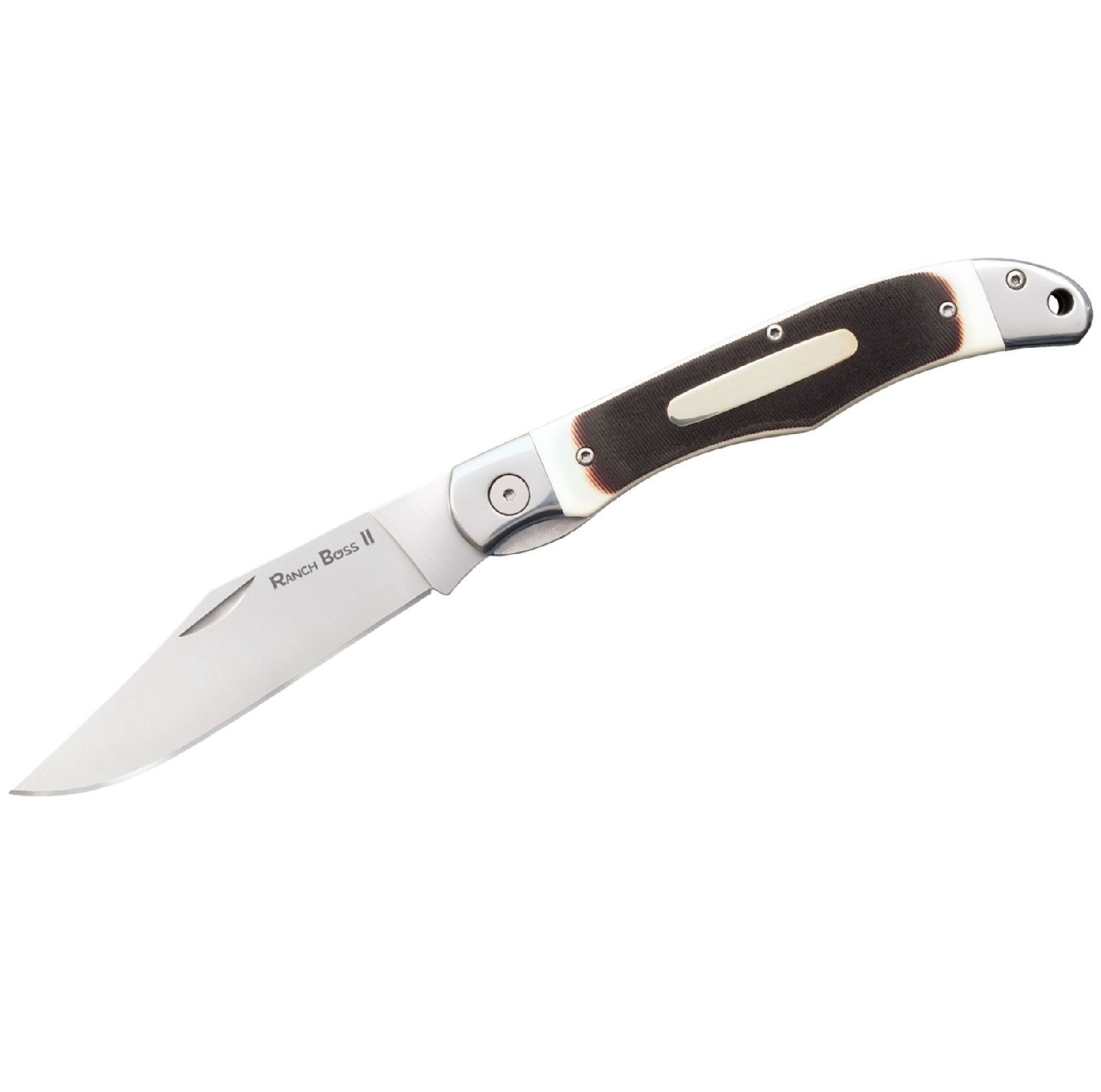 Cold Steel Ranch Boss II Folder 4 in Blade Stag Handle