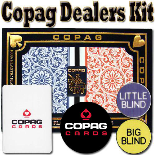 Copag Dealer Kit - 1546 Red/Blue Bridge Regular