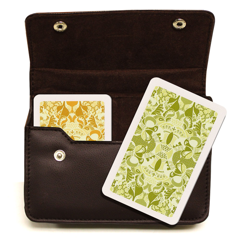 Misto Saraswati Bridge Green/Orange Jumbo Leather Case