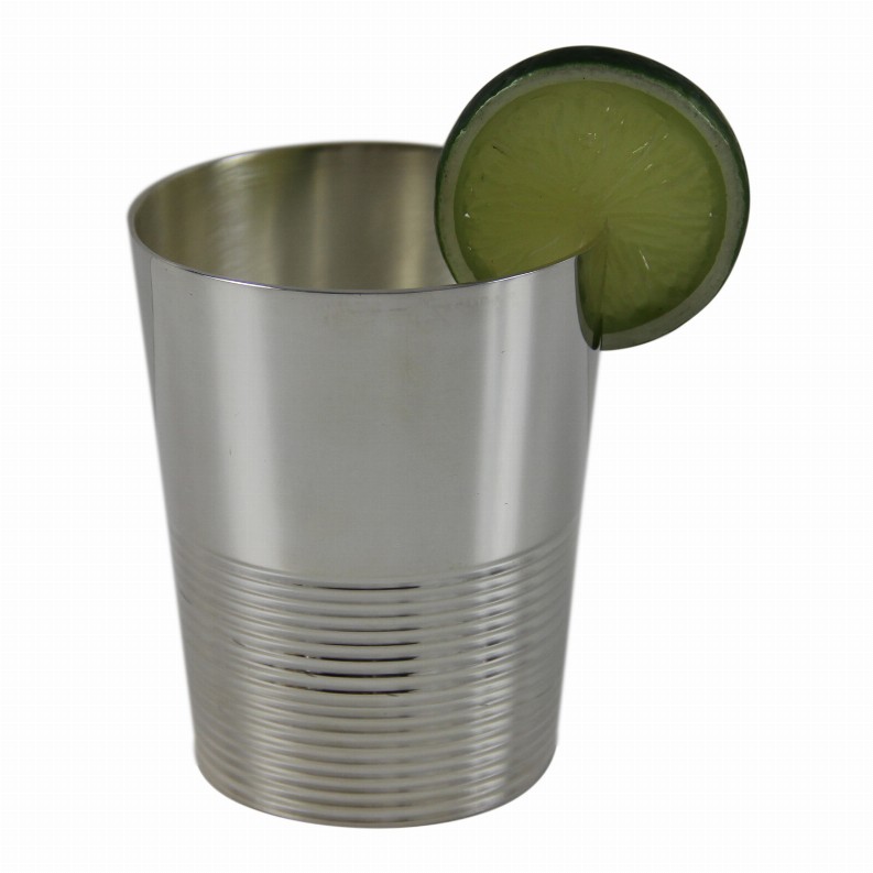 Ribbed Base Mint Julep Silver Plate